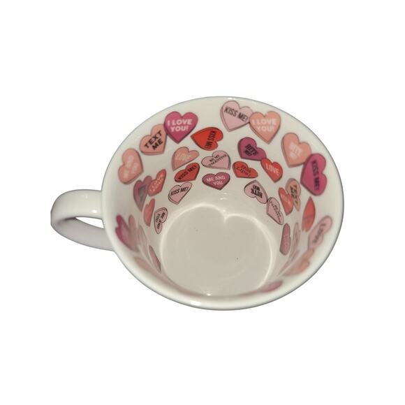 COOKSMART England Valentine Conversation Hearts MUG FINE CHINA 787316 - Picture 3 of 4